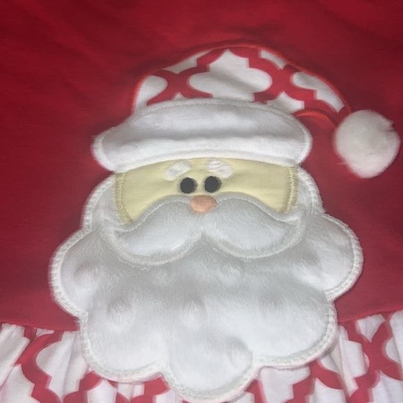 Zuccini girls red santa embellished dress size 6X EUC - Picture 2 of 8